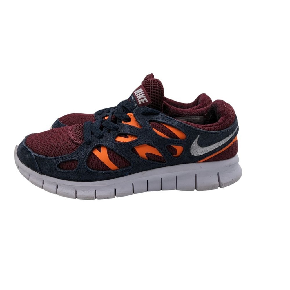 Nike Free Run 2 Burgundy  Women’s 8.5 - DM8915-600 Athletic Running Shoes - Picture 6 of 8